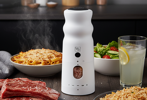 White Rain Salt Mill