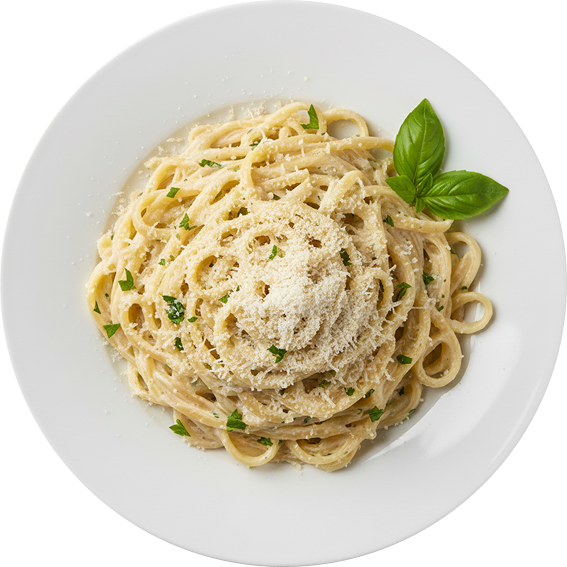 Creamy Garlic Fettuccine