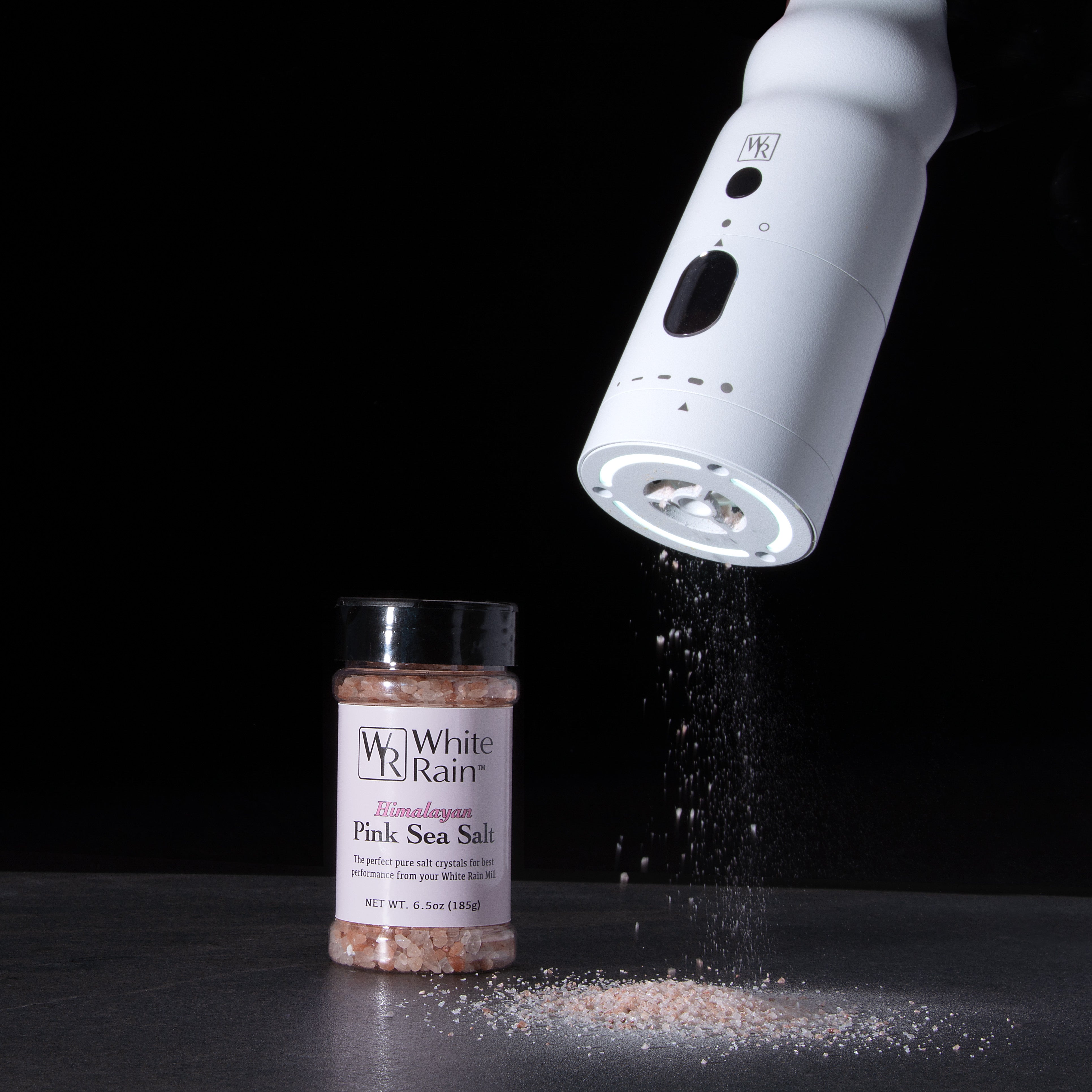 White Rain Salt Mill